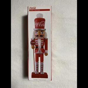 Coca-Cola Kurt S. Adler 10-Inch Wooden Nutcracker, Multi
